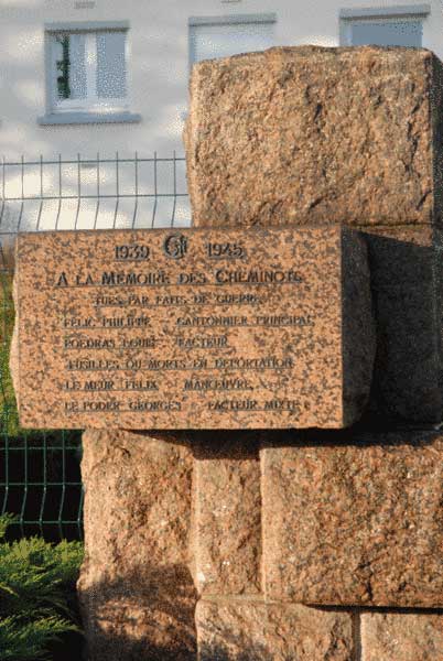 Monument aux cheminots tués en 1939-1945