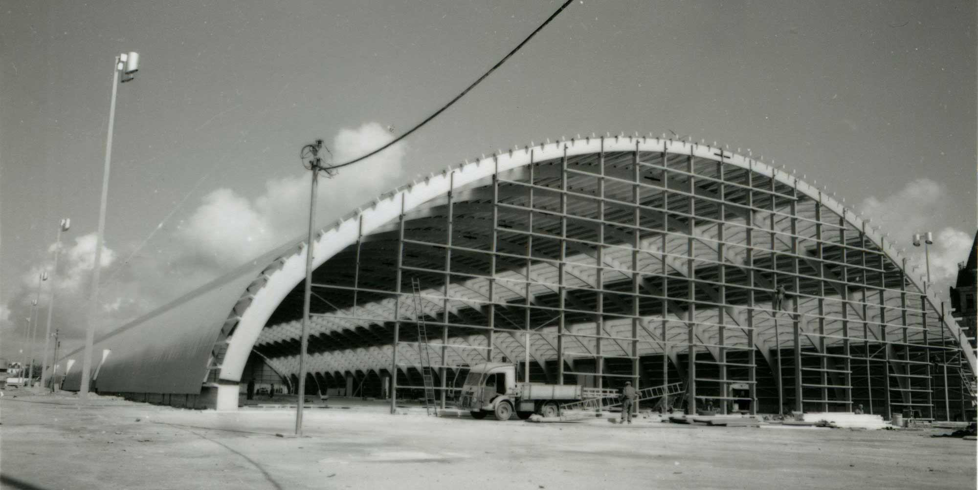 La construction du Palladium