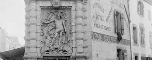 Sculptures disparues : fontaine Neptune