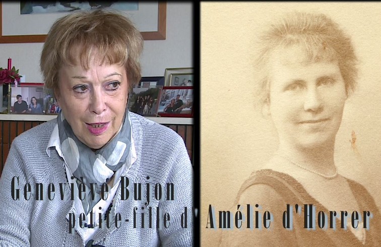 Geneviève Bujon - petite-fille d'Amélie d'Horrer