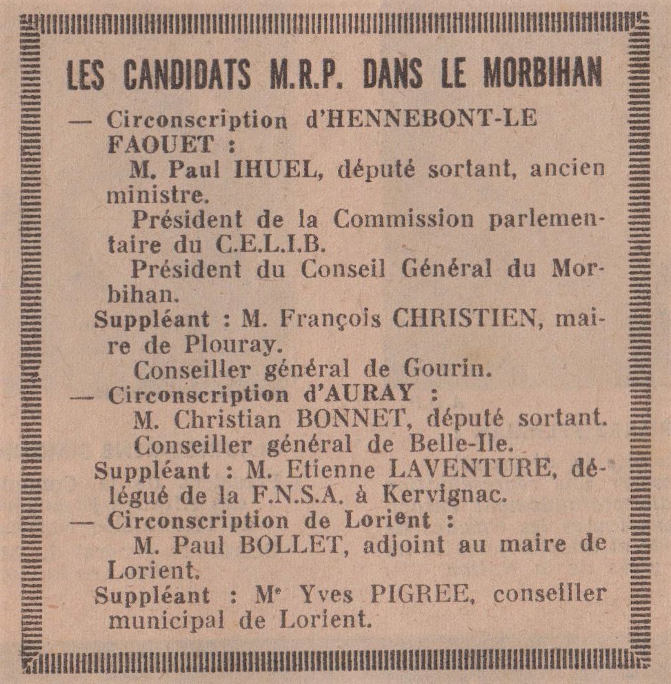 Liste candidats MRB Morbihan