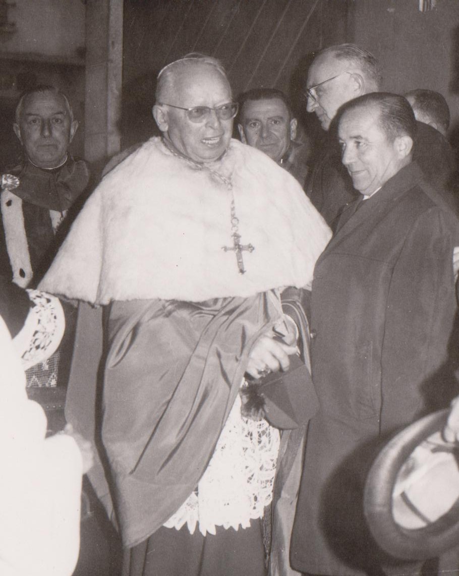 Paul Bollet et Monseigneur Le Bellec