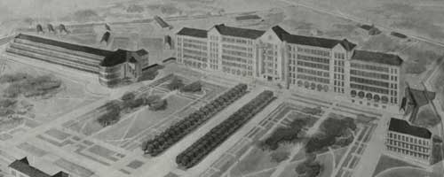 XXe siècle : extension de l'hôpital Bodelio